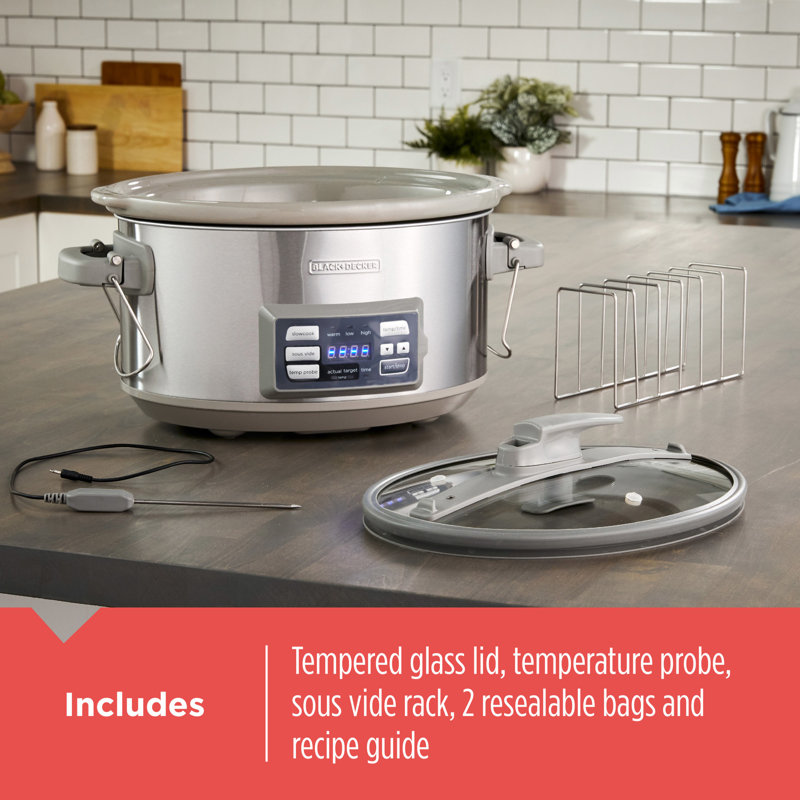 Black + Decker 7 Qt. Digital Slow Cooker & Reviews Wayfair